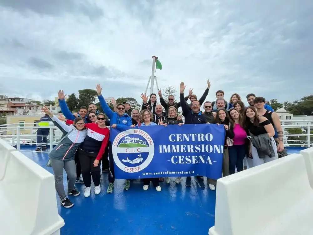 Allievi del Centro Immersioni Cesena