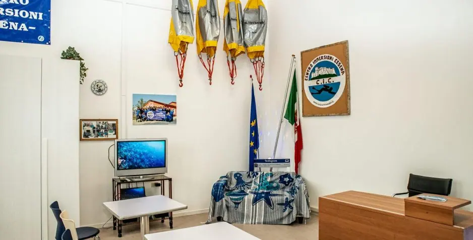La sede del Centro Immersioni Cesena